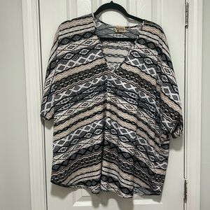 Show Me Your MUMU. Aztec. Oversized Shirt. Size M.